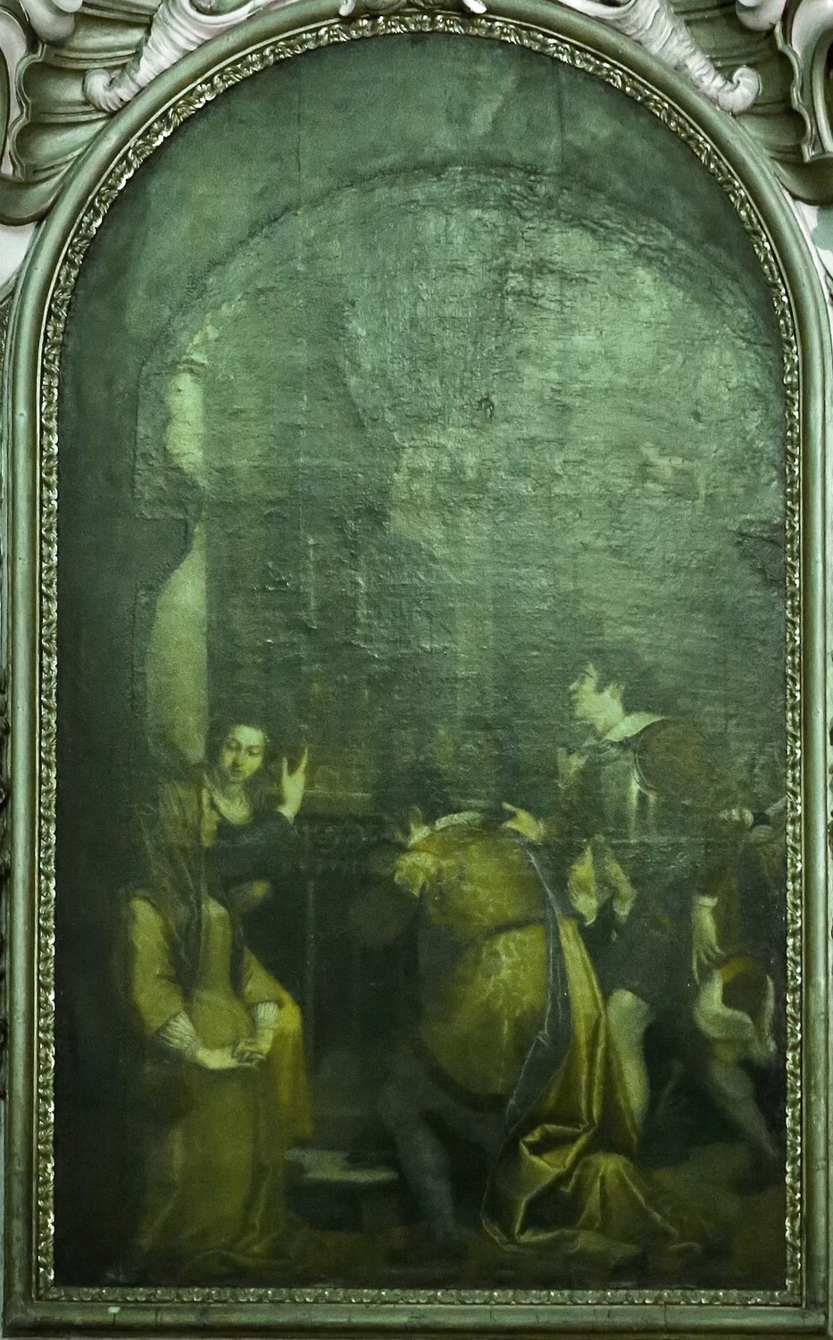 San Giovanni Gualberto riceve l'approvazione del Crocifisso - San Giorgio alla Costa (Firenze)